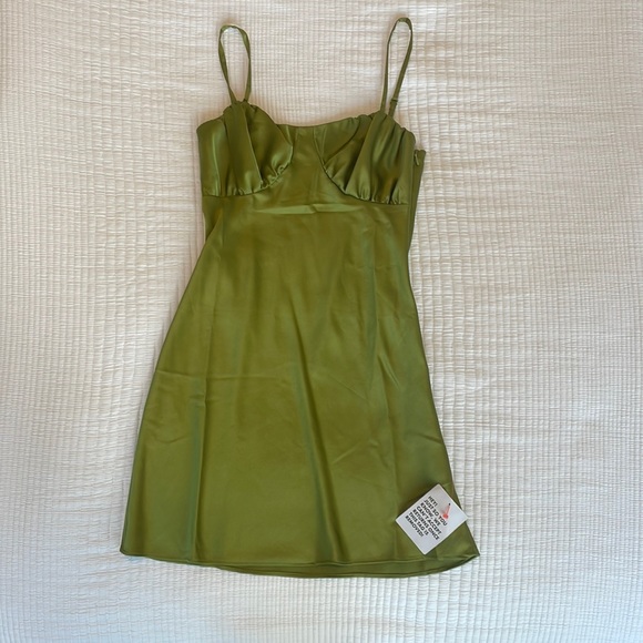 Satin Slip Dress - Picture 2 of 3
